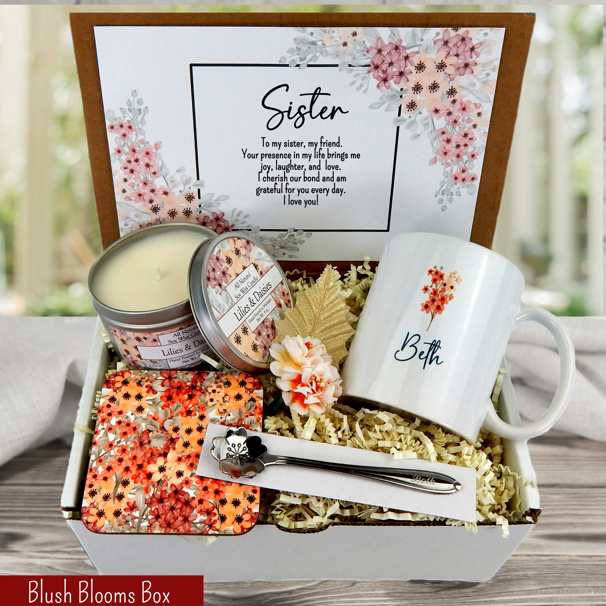 Sister Gift Glass bear Red Heart Box for Special Birthday Christmas Xmas  Present | eBay