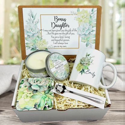 Step Daughter Gift Basket - Personalized Gift for Bonus Daughter