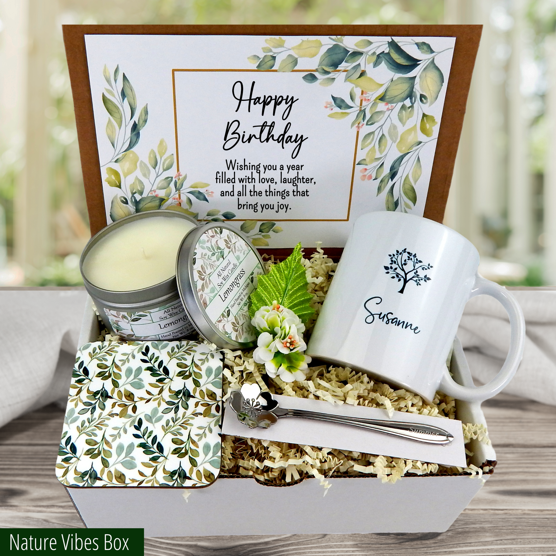 Happy Birthday Gift Box for Her, Personalized Birthday Box With