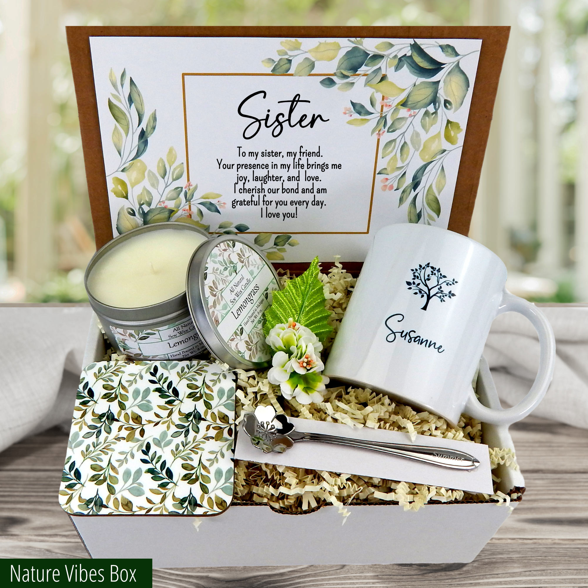 Thank You for being the Best sister gift box, Thank You Sister birthda –  FiFi's Handcrafted