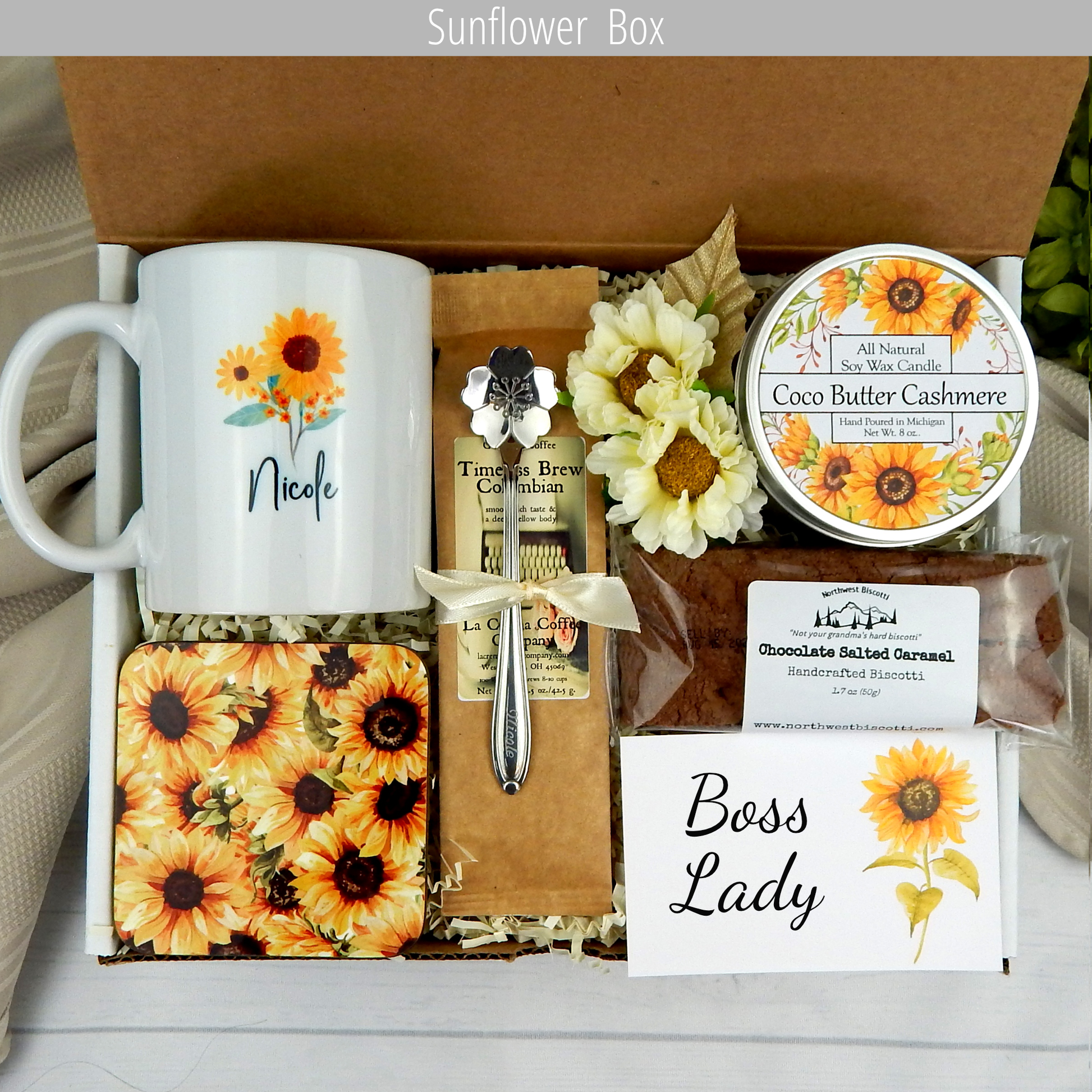 Sunflower Motherhood Self Care Gift Box