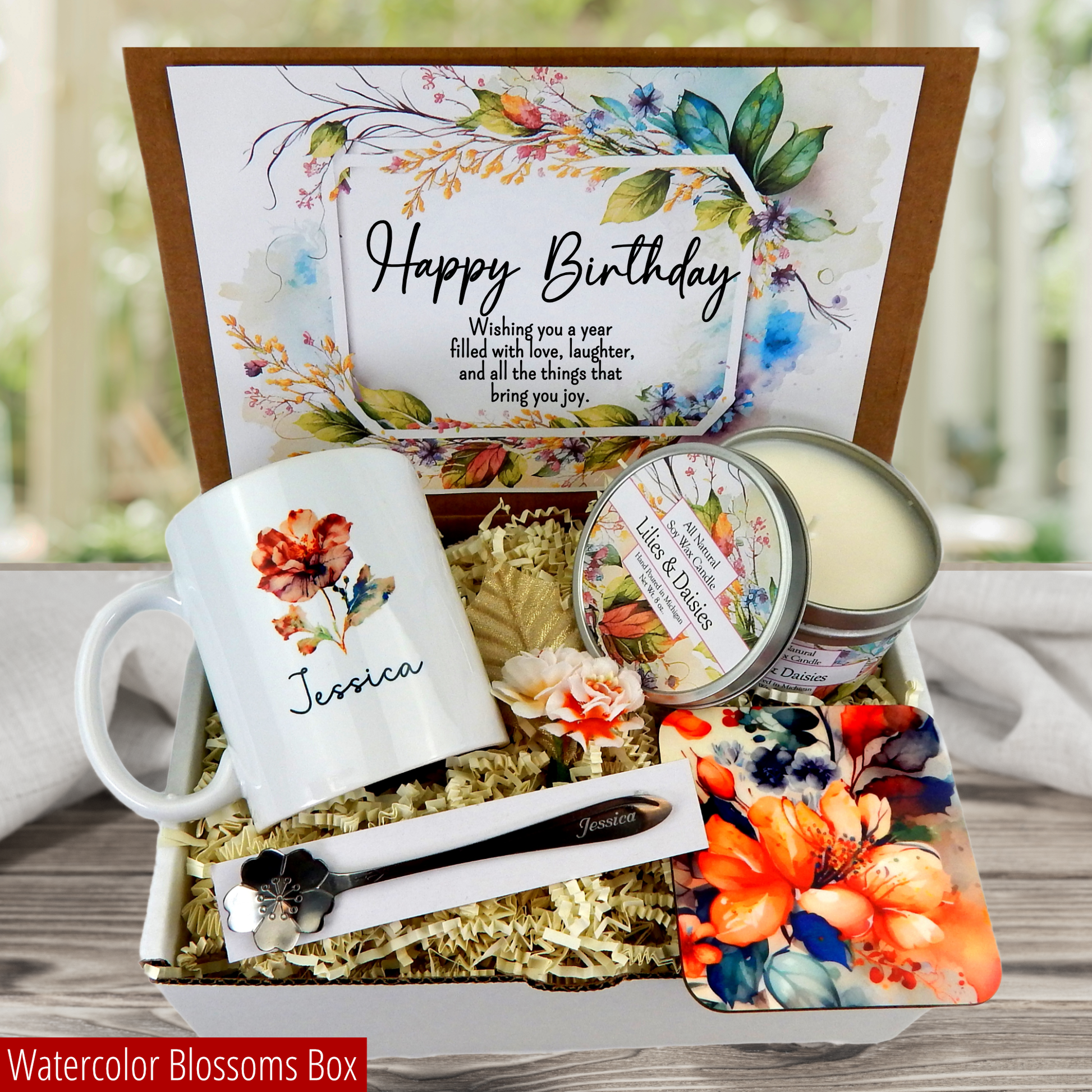 Happy Birthday Gift Basket for Women